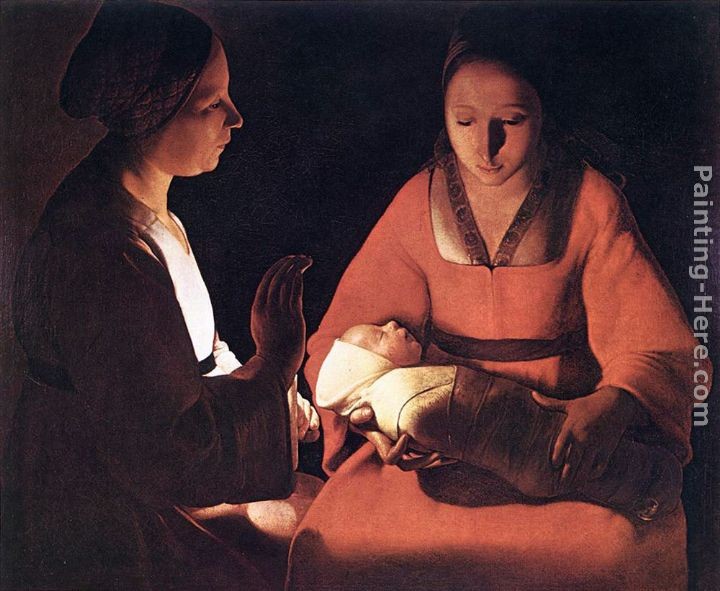 Georges de La Tour The Newborn